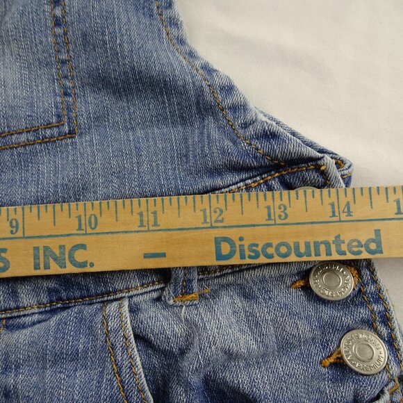 Almost Famous Premium Juniors Distressed Overall Size 1 - Picture 6 of 7
